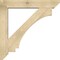 Ekena Millwork Imperial Slat Rough Sawn Bracket w/ Offset Brace, Douglas Fir, 8"W x 46"D x 46"H BKT0806X46X46IMP06RDF - alternate 2